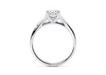 Hanover Solitaire Platinum Oval Engagement Ring