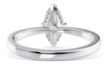 Starlight Solitaire Platinum Marquise Engagement Ring