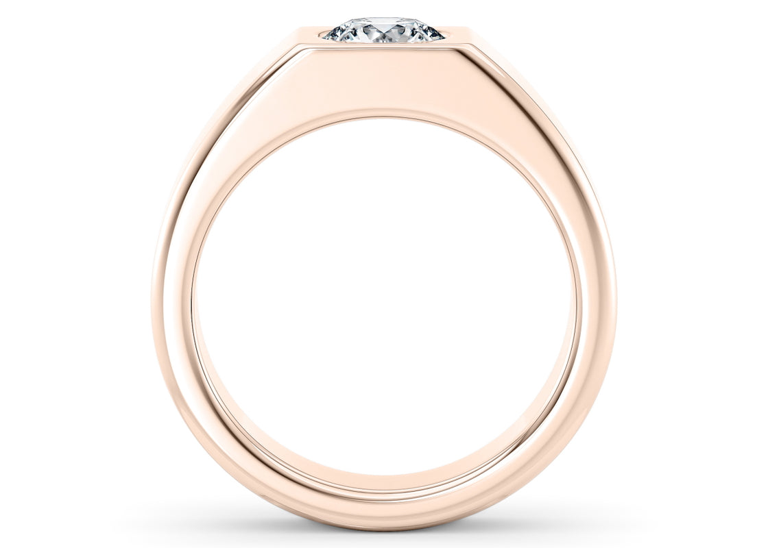 Morgan Rose Gold 18k Wedding Band
