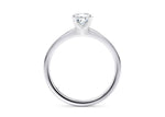 1477 Classic Solitaire Platinum Pear Engagement Ring