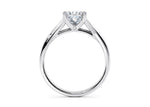 Hanover Solitaire White Gold 18k Princess Engagement Ring