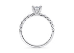 Ascot Solitaire Platinum Emerald Engagement Ring