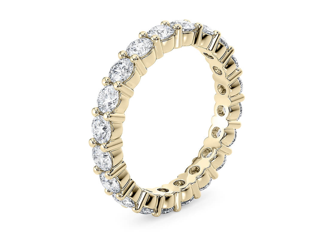 Mayfair Full Set Yellow Gold 18k Natural Eternity Ring