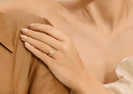 Tea Petite Eternity Yellow Gold 18k Full Set Natural Eternity Ring