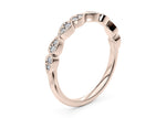 Primrose Rose Gold 18k Half Set Eternity Ring