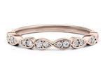 Primrose Rose Gold 18k Half Set Eternity Ring