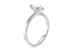 Delicacy Vintage Platinum Marquise Engagement Ring