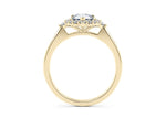 Hampstead Halo Yellow Gold 18k Pear Engagement Ring