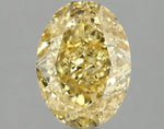 2.05ct Oval Lab Grown Diamond (Colour Fancy Intense Yellow, Clarity VVS1, IGI Certified)