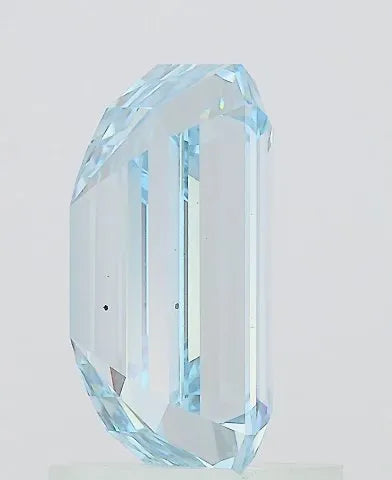 2.09ct Emerald Lab Grown Diamond (Colour Fancy Vivid Blue, Clarity SI1, IGI Certified)
