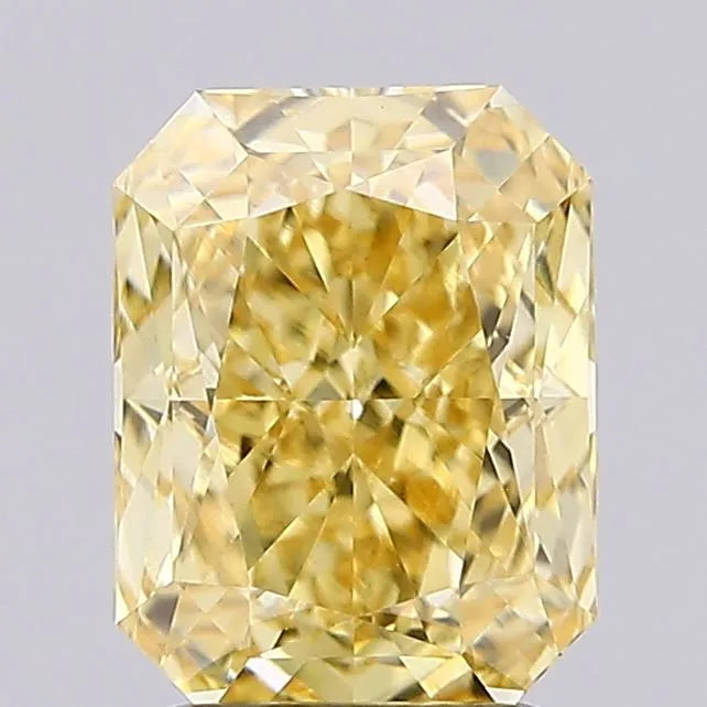 2.50ct Radiant Lab Grown Diamond (Colour Fancy Intense Yellow, Clarity VVS2, IGI Certified)