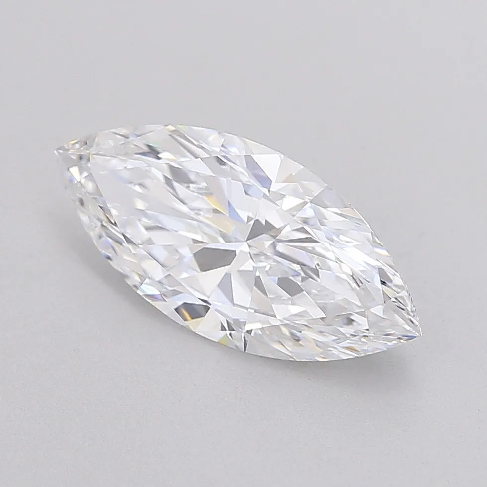 2.64ct Marquise Lab Grown Diamond (Colour D, Clarity IF, IGI Certified)