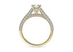 Bloomsbury Vintage Yellow Gold 18k Asscher Engagement Ring