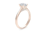 Iris Solitaire Rose Gold 18k Oval Engagement Ring