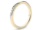 Valentine Yellow Gold 18k Full Set Natural Eternity Ring