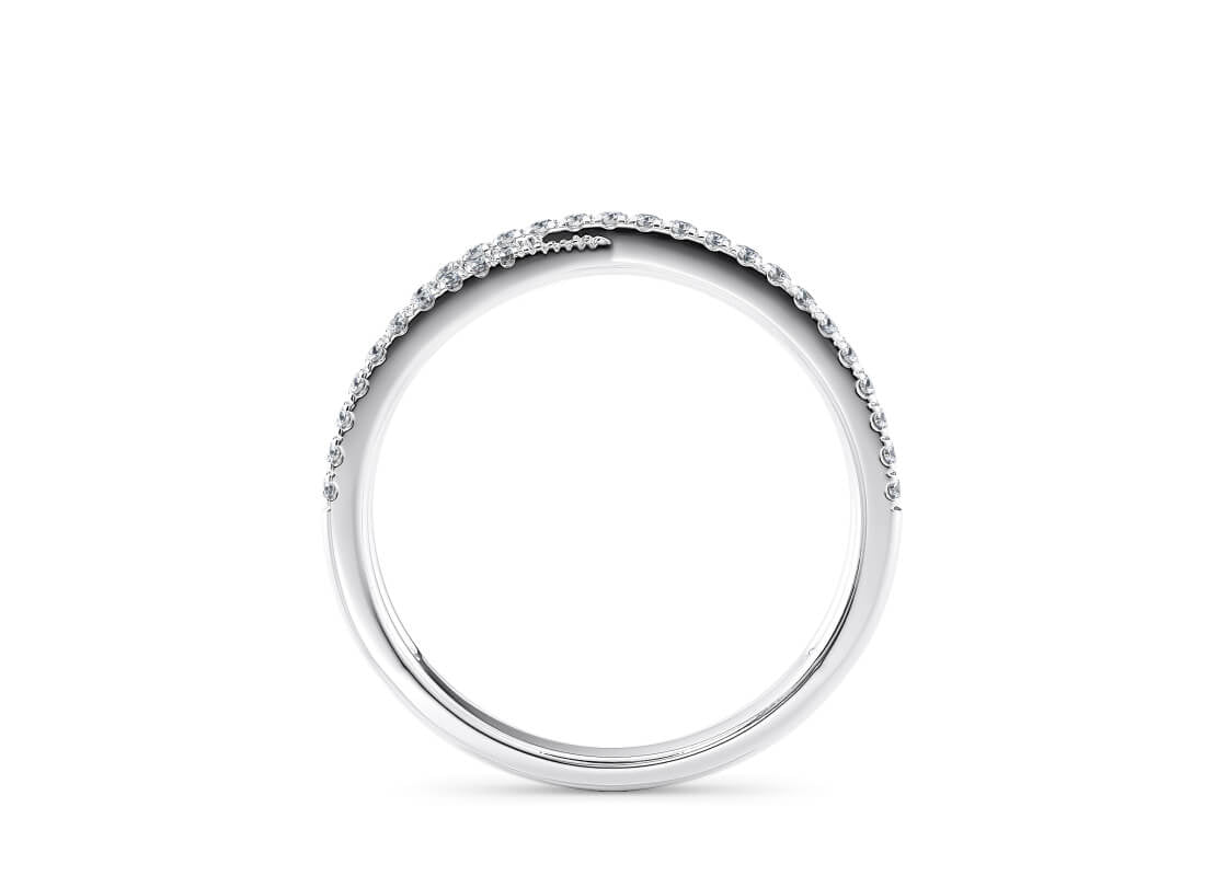 Cassia White Gold 18k Eternity Ring
