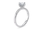 Starlight Compass Solitaire Platinum Princess Engagement Ring