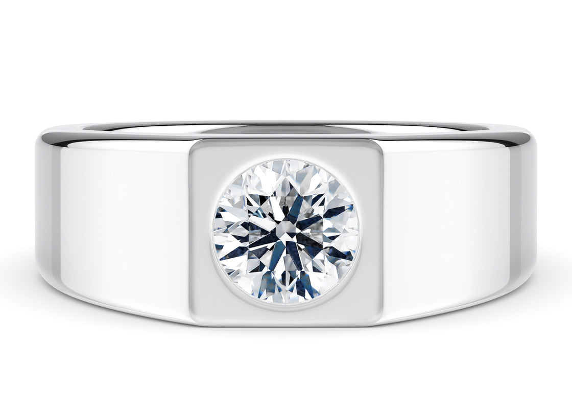 Morgan White Gold 18k Wedding Band