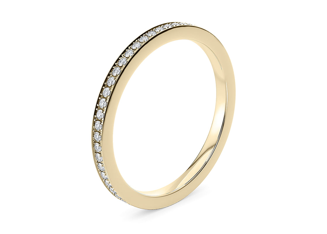 Paragon Lab Grown Yellow Gold 18k Full Set Eternity Ring