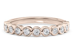 Tea Petite Eternity Rose Gold 18k Full Set Natural Eternity Ring