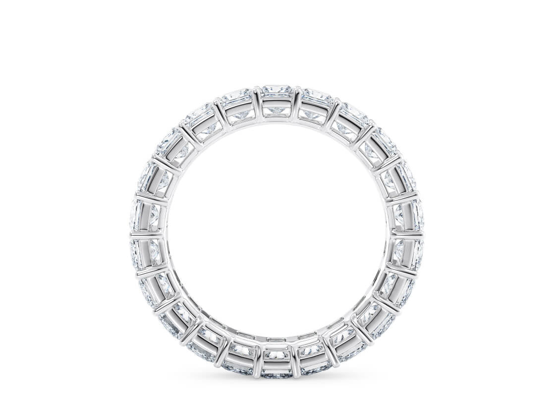 Regent Princess Full Set White Gold 18k Lab Grown Eternity Ring