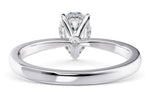 Starlight Solitaire Platinum Pear Engagement Ring
