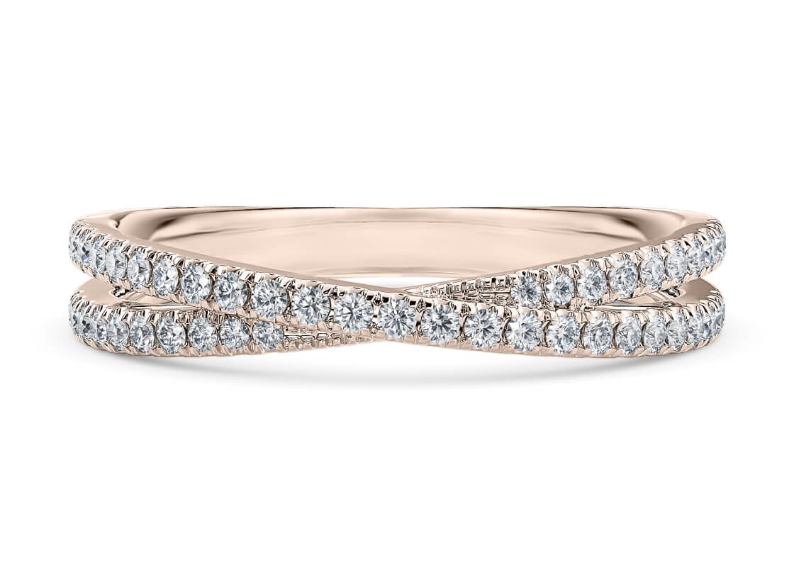 Cassia Rose Gold 18k Eternity Ring