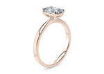 Delicacy Solitaire Rose Gold 18k Radiant Engagement Ring