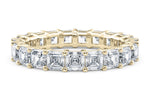 Regent Asscher Full Set Yellow Gold 18k Lab Grown Eternity Ring