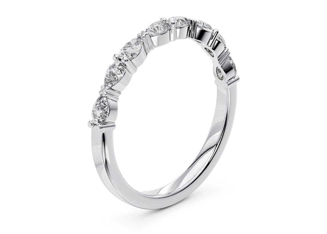 Rossetti White Gold 18k Eternity Ring