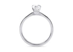 Delicacy Vintage Platinum Pear Engagement Ring