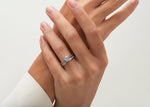 Allya Yellow Gold 18k Half Set Eternity Ring