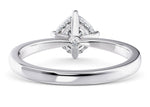 Starlight Compass Solitaire Platinum Cushion Engagement Ring