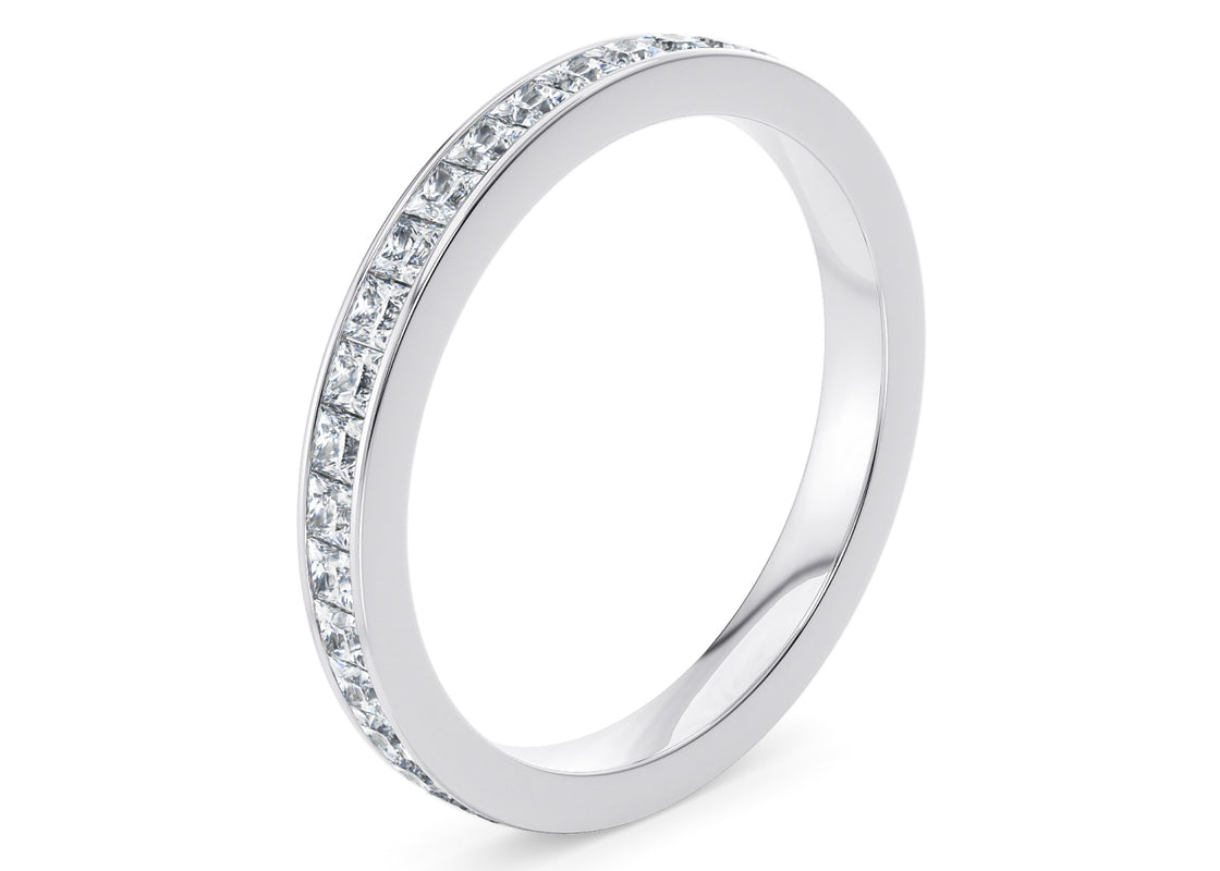 Aurora White Gold 18k Full Set Eternity Ring