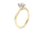 Hope Solitaire Yellow Gold 18k Heart Engagement Ring