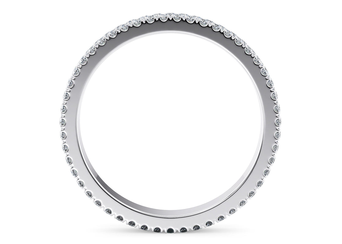 Grandessa White Gold 18k Full Set Eternity Ring