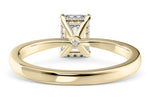 Starlight Solitaire Yellow Gold 18k Emerald Engagement Ring