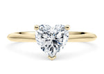 Hope Solitaire Yellow Gold 18k Heart Engagement Ring