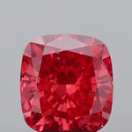 3.02ct Cushion modified Lab Grown Diamond (Colour Fancy Vivid Red, Clarity VS2, IGI Certified)