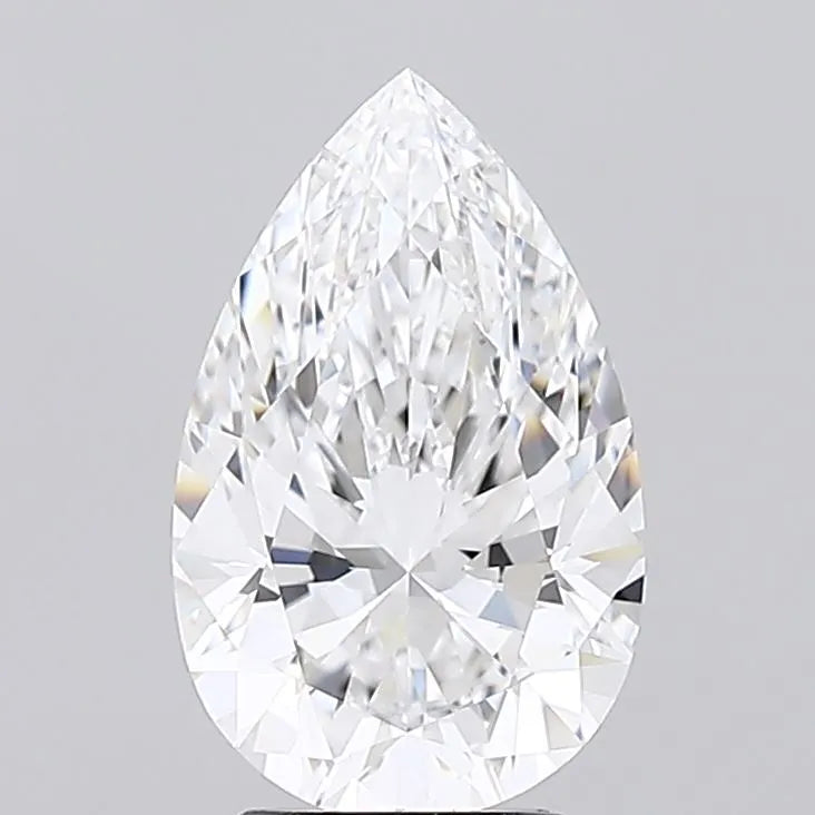 3.02ct Pear Lab Grown Diamond (Colour D, Clarity FL, Cut EX, GIA Certified)