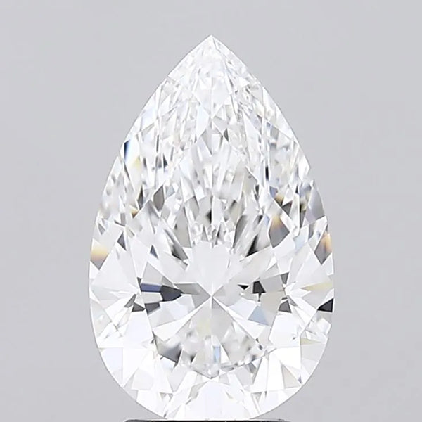 3.02ct Pear Lab Grown Diamond (Colour D, Clarity FL, Cut EX, GIA Certified)