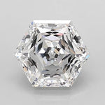 3.09ct Hexagonal Lab Grown Diamond (Colour D, Clarity FL, IGI Certified)
