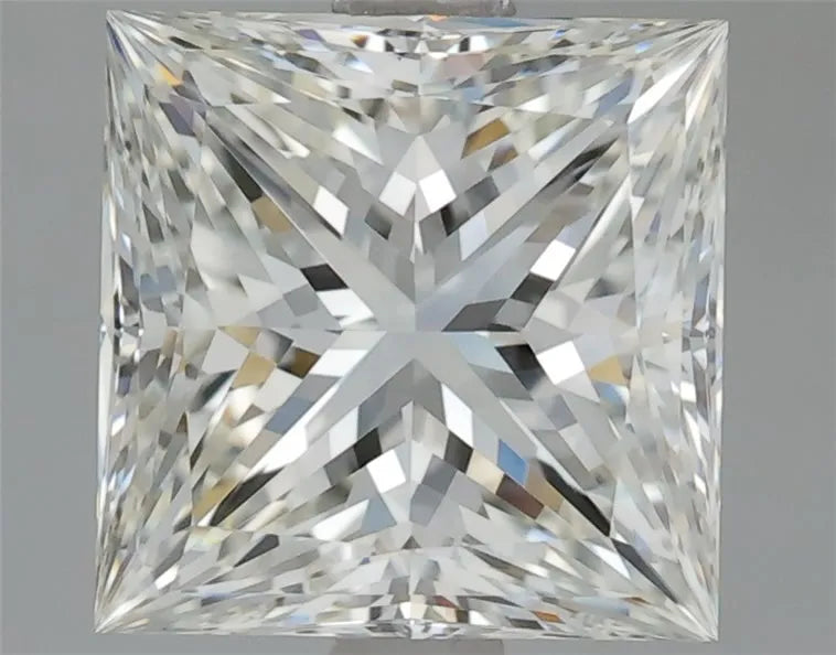 3.09ct Princess Natural Diamond (Colour I, Clarity VVS2, GIA Certified)