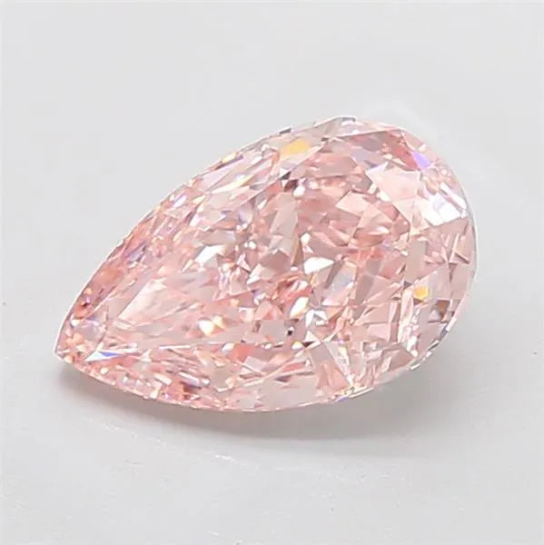 3.10ct Pear Lab Grown Diamond (Colour Fancy Intense Pink, Clarity VVS2, IGI Certified)