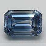 3.51ct Emerald Lab Grown Diamond (Colour Fancy Deep Blue, Clarity VVS1, Cut GD, IGI Certified)