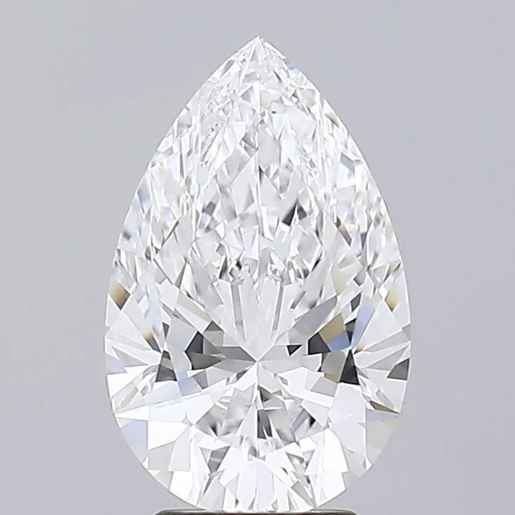 3.56ct Pear Lab Grown Diamond (Colour D, Clarity FL, Cut EX, GIA Certified)
