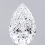 3.56ct Pear Lab Grown Diamond (Colour D, Clarity FL, Cut EX, GIA Certified)