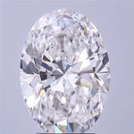 3.61ct Oval Lab Grown Diamond (Colour E, Clarity VVS1, IGI Certified)
