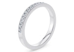 Aurora White Gold 18k Half Set Eternity Ring