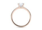 Delicacy Solitaire Rose Gold 18k Princess Engagement Ring